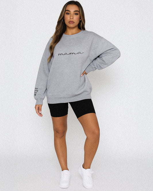 Signature Mama Embroidered Sweatshirt