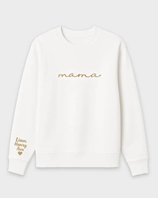 Signature Mama Embroidered Sweatshirt
