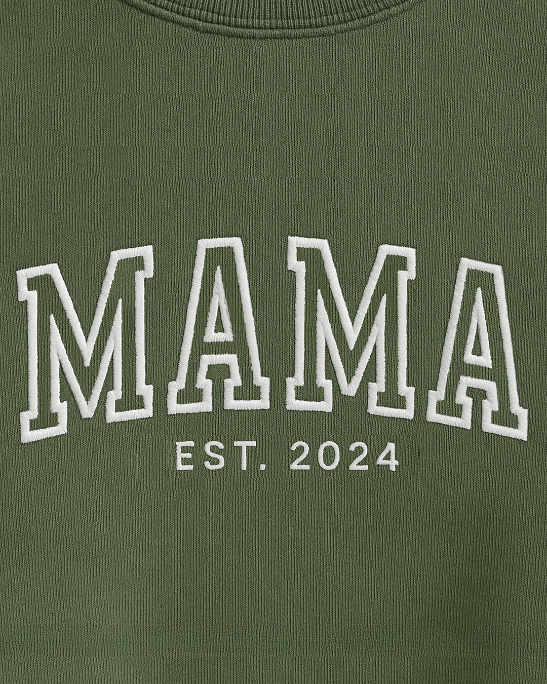 Classic Varsity Mama Embroidered Sweatshirt