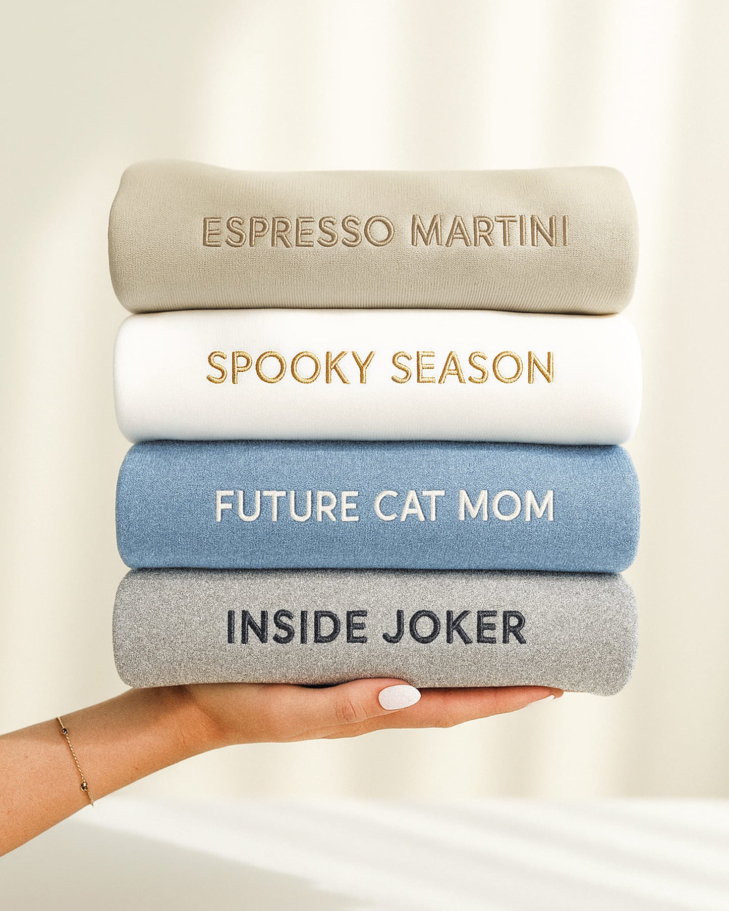 The Statement Embroidered Sweatshirt