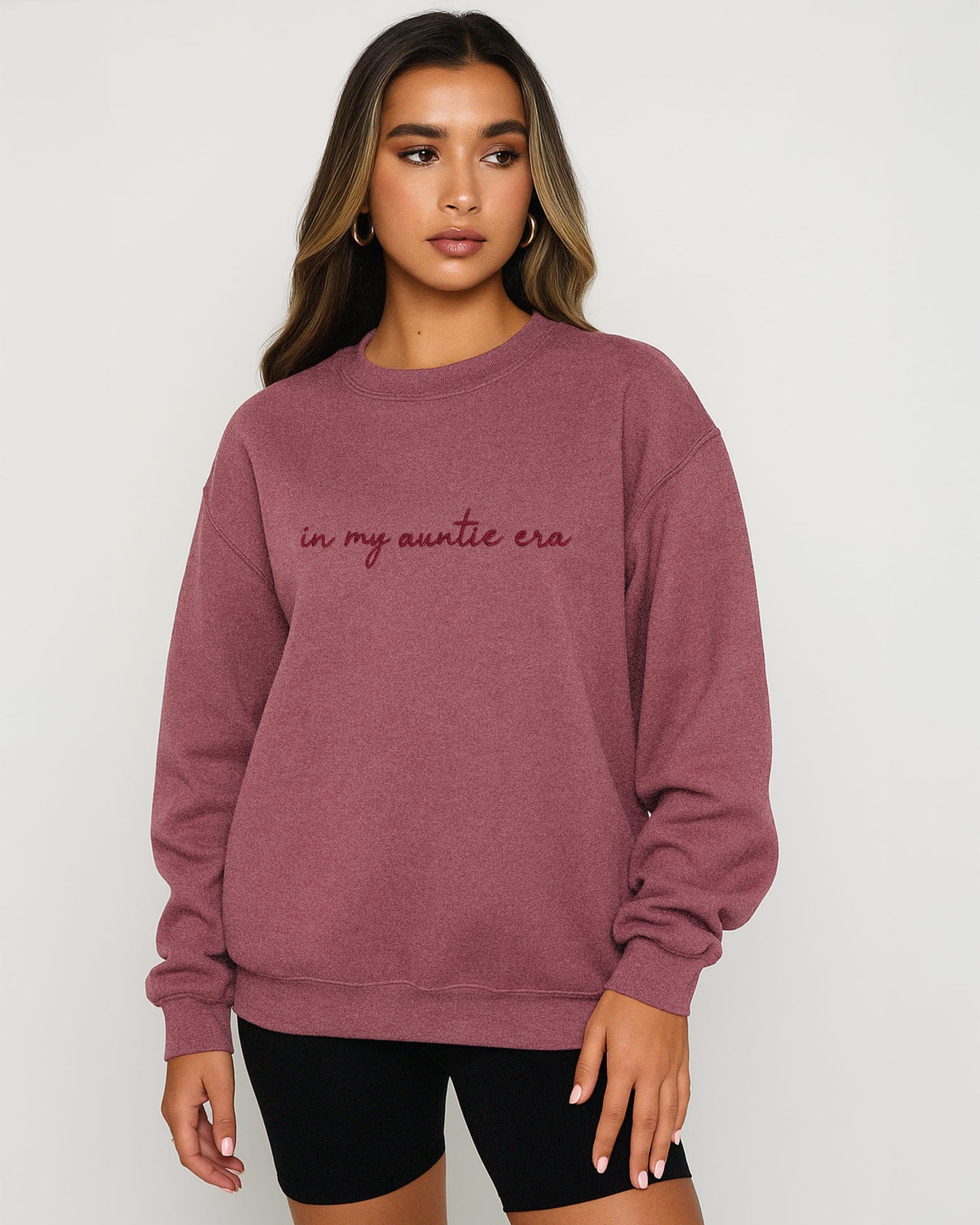In My Auntie Era Embroidered Sweatshirt