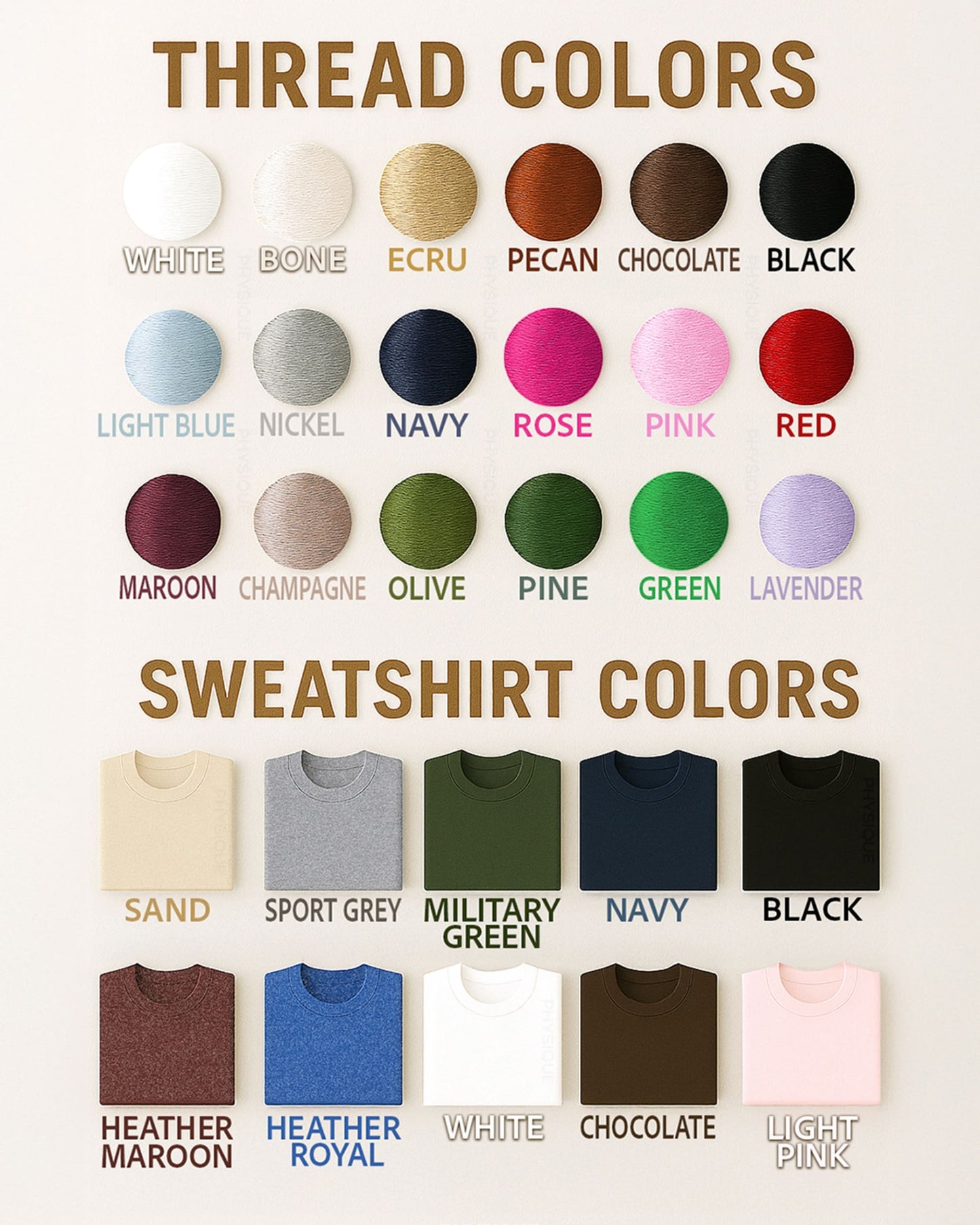 Custom Mrs. EST. Embroidered Sweatshirt