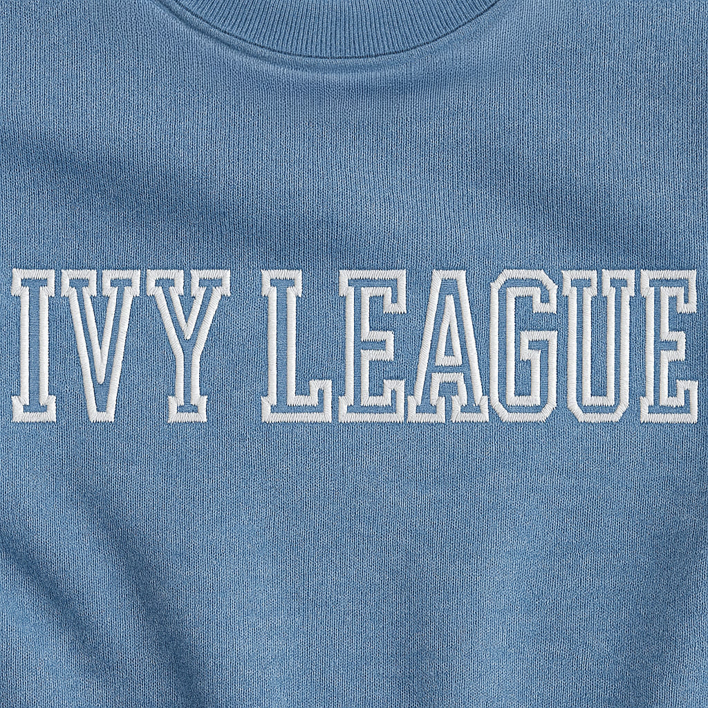 Ivy League Embroidered Sweatshirt