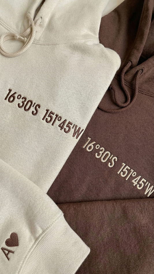 Custom Embroidered Coordinates Sweatshirt