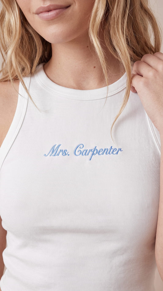 Mrs. Script Racerback Tank