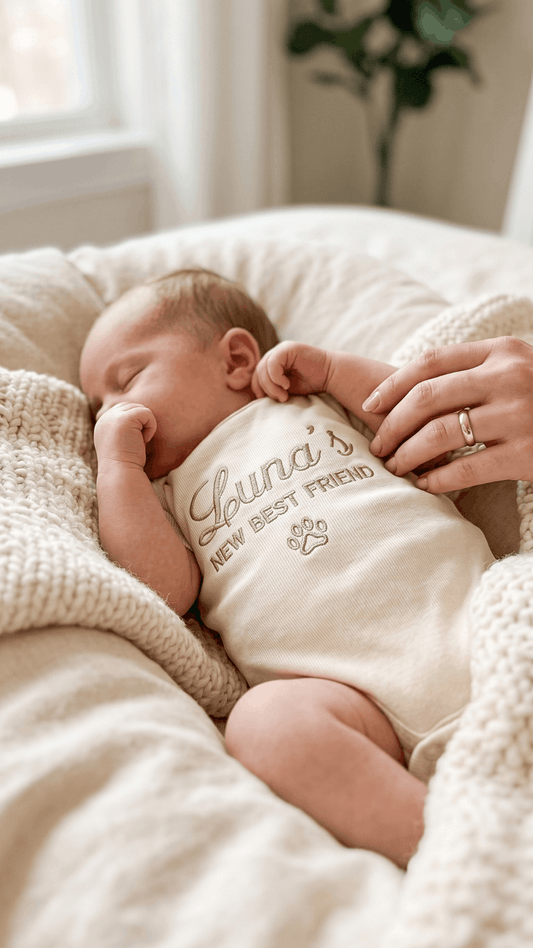 Pet Name New Best Friend Baby Bodysuit