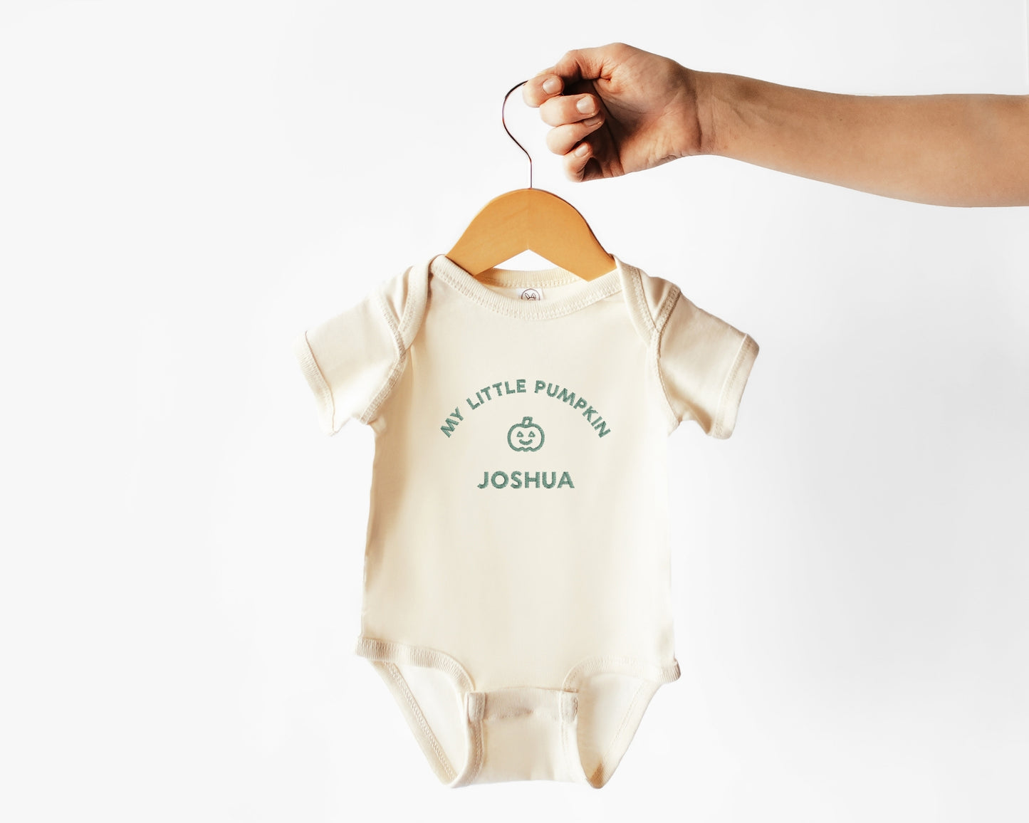 My Little Pumpkin Embroidered Bodysuit