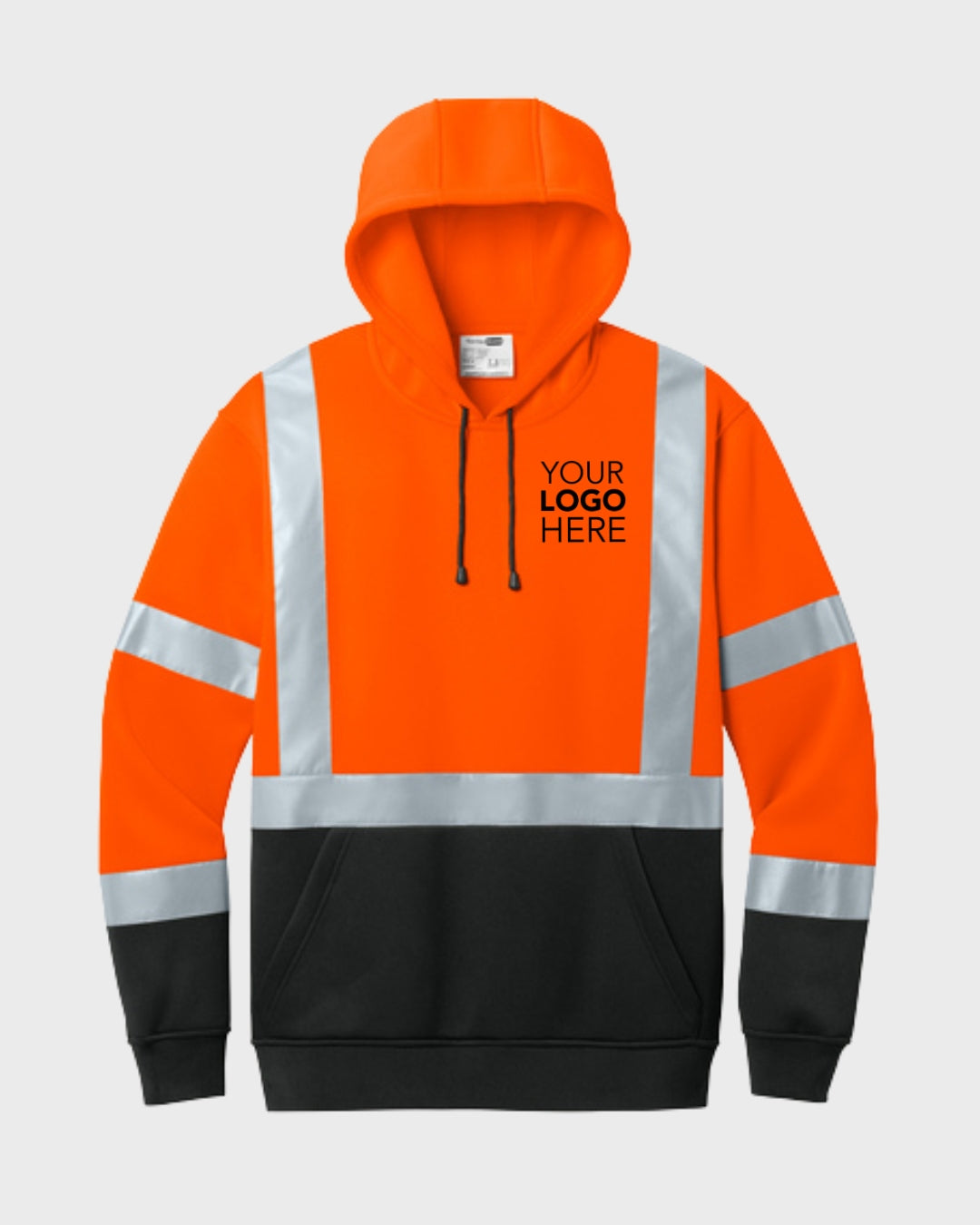 CornerStone® ANSI 107 Class 3 Heavy-Duty Fleece Pullover Hoodie