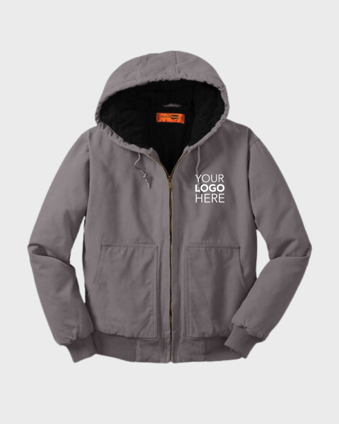 CornerStone® Washed Duck Cloth Insulated Hooded Work Jacket