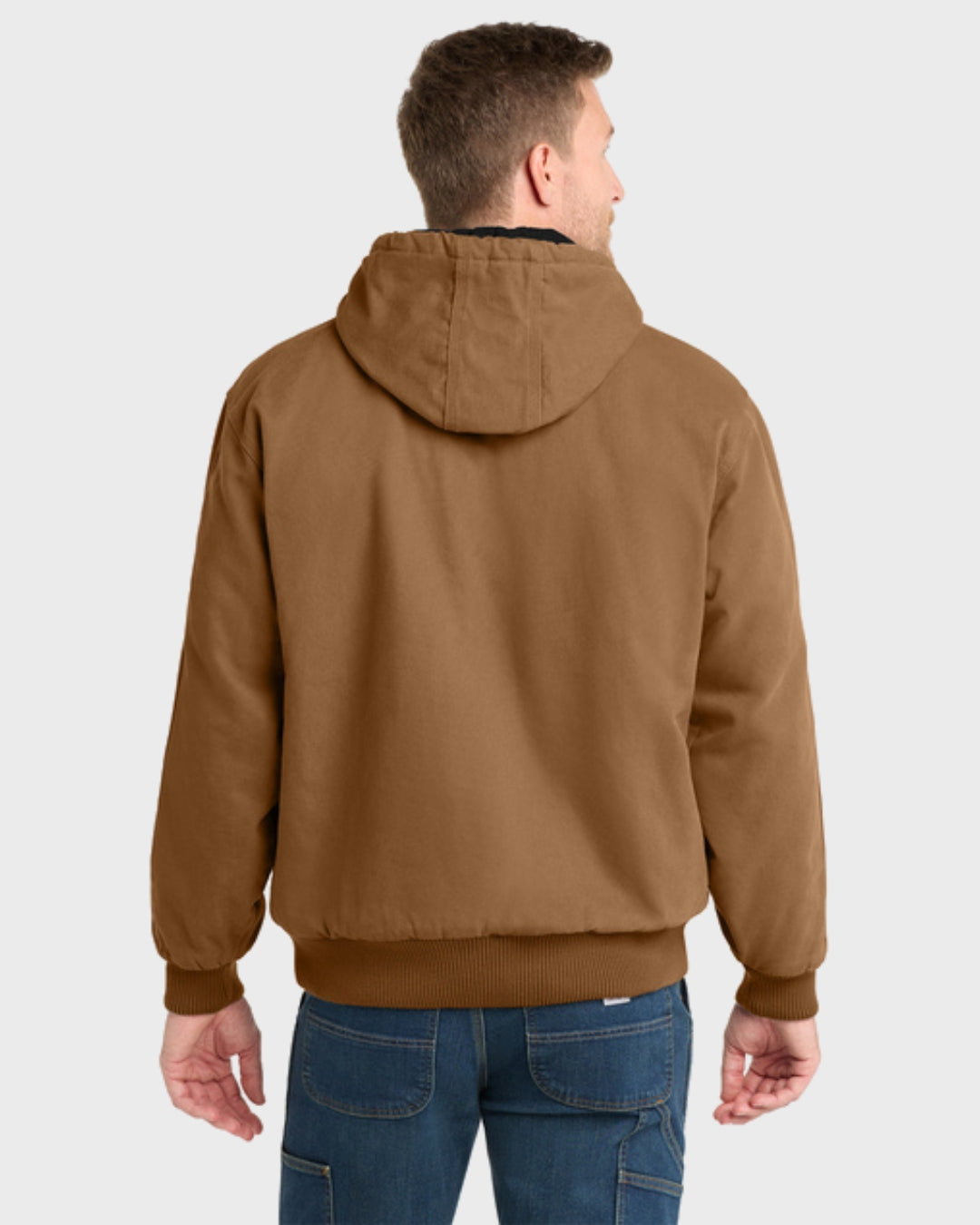 CornerStone® Washed Duck Cloth Insulated Hooded Work Jacket