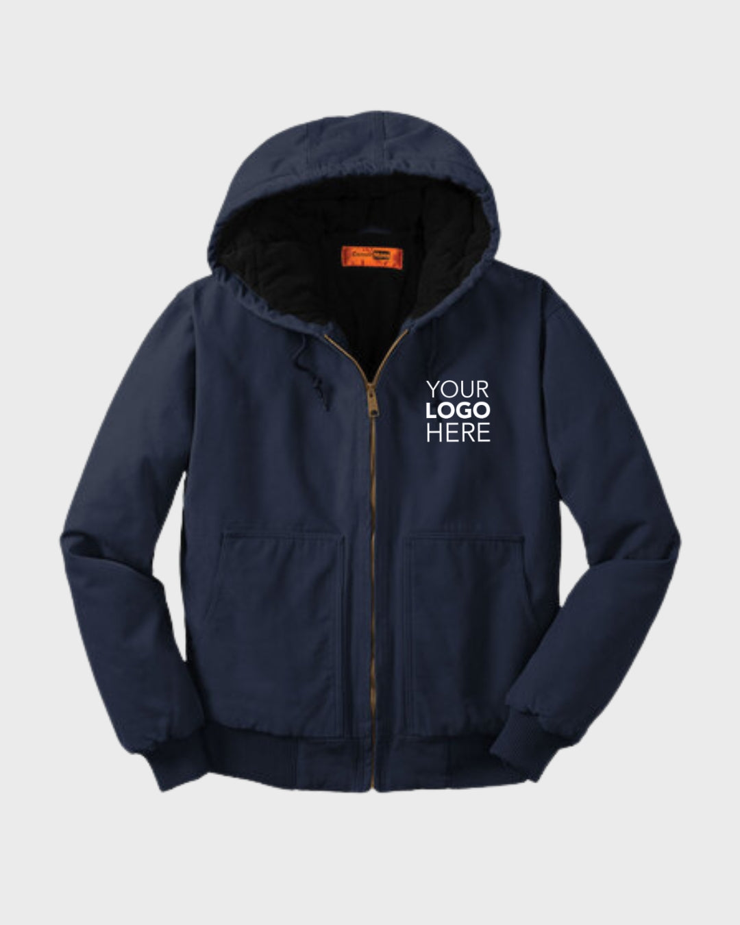 CornerStone® Washed Duck Cloth Insulated Hooded Work Jacket