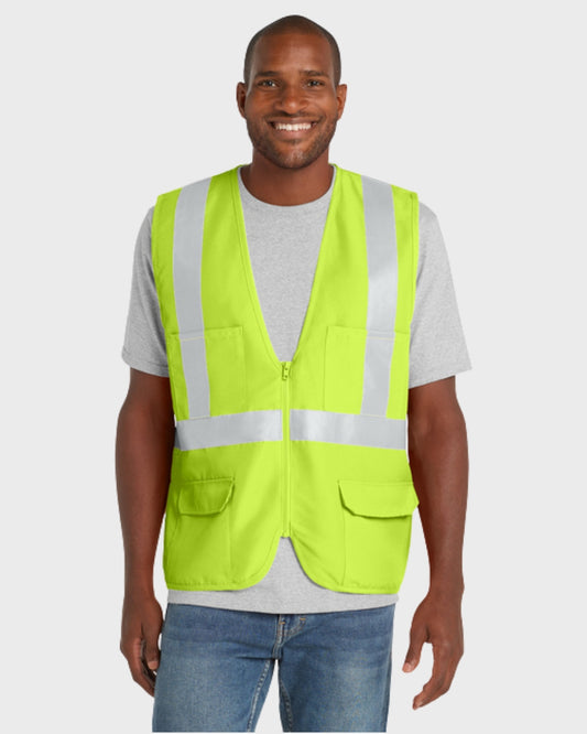 CornerStoneĀ® ANSI 107 Class 2 Mesh Back Safety Vest