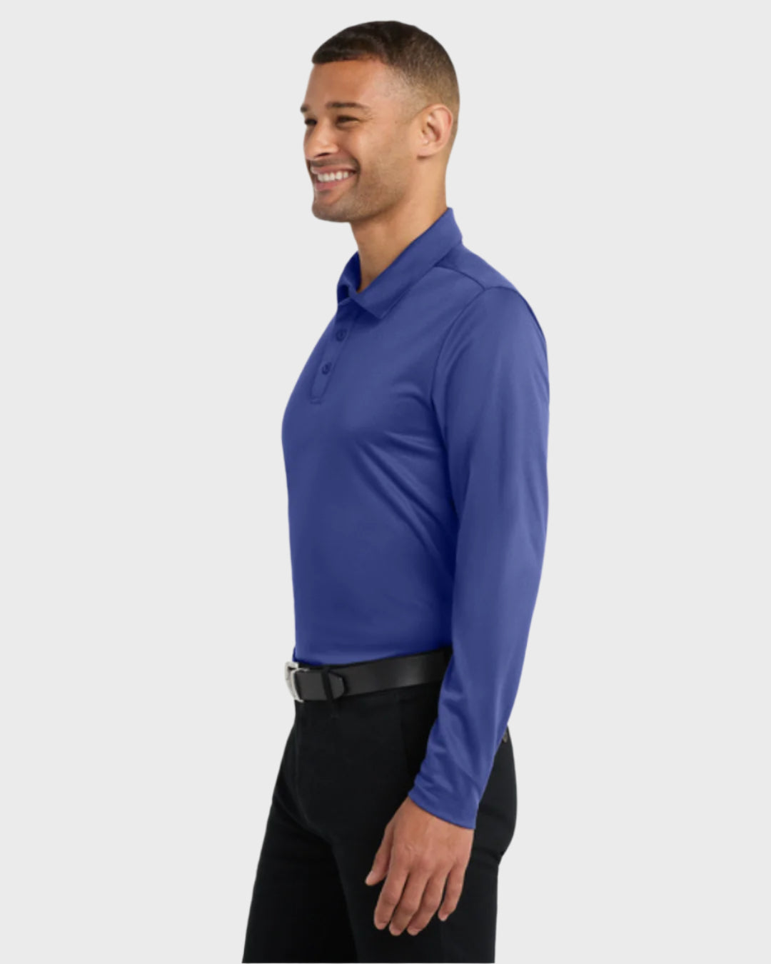 Port Authority® Silk Touch™ Performance Long Sleeve Polo