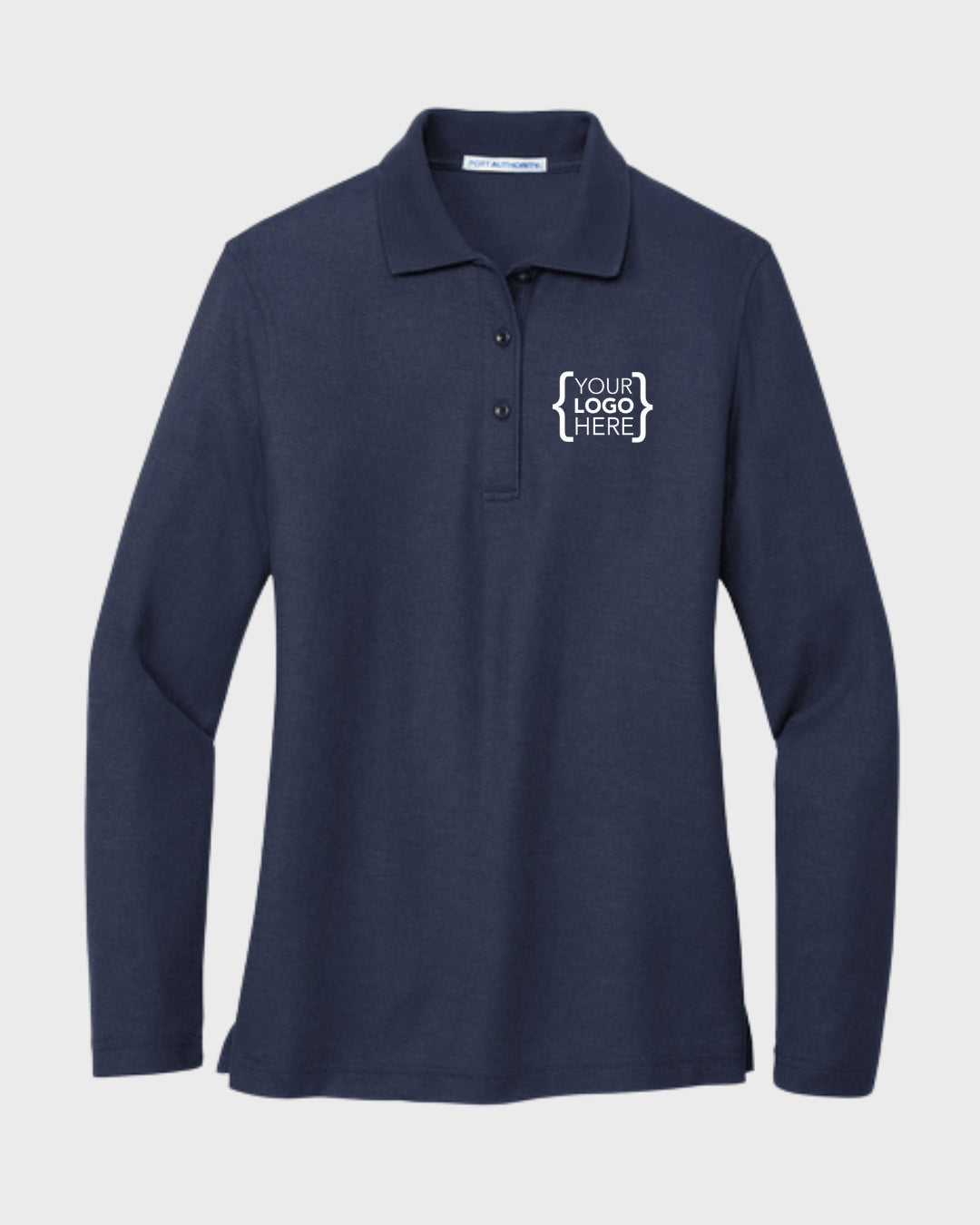 Port Authority® Women's Silk Touch™ Long Sleeve Polo