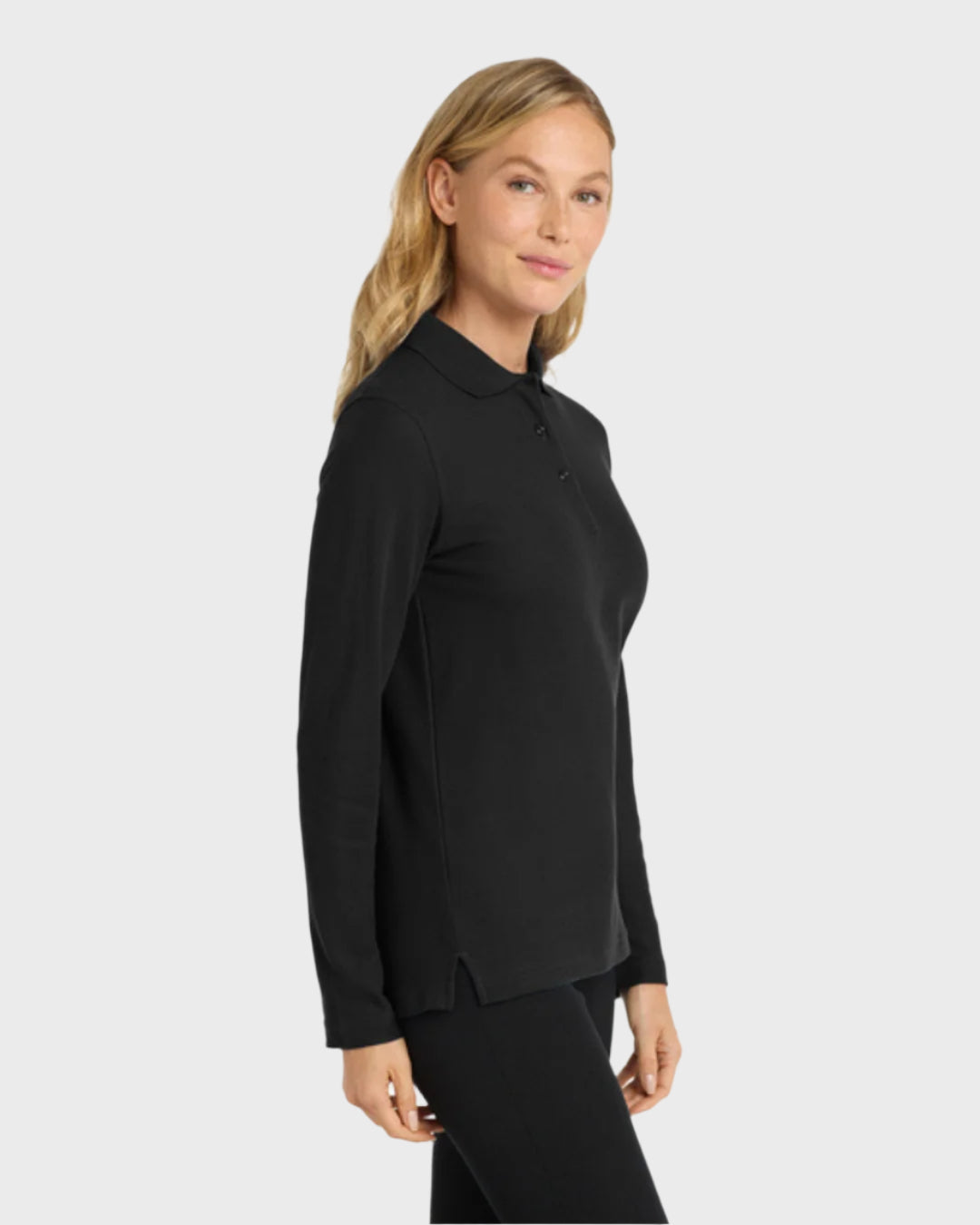 Port Authority® Women's Silk Touch™ Long Sleeve Polo