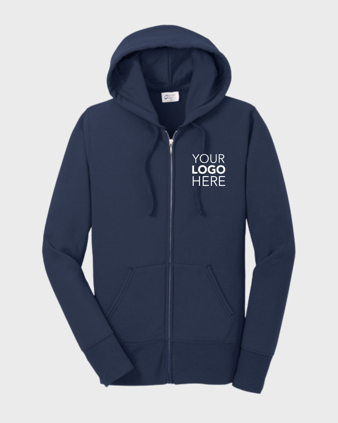Port & Co™ Women's Core Fleece Full-Zip Hooded Sweatshirt
