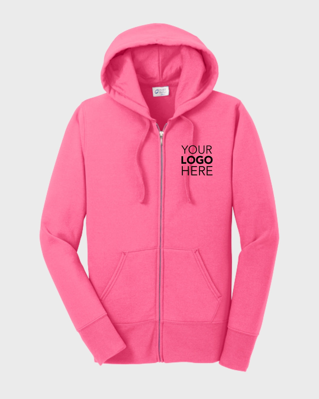 Port & Co™ Women's Core Fleece Full-Zip Hooded Sweatshirt