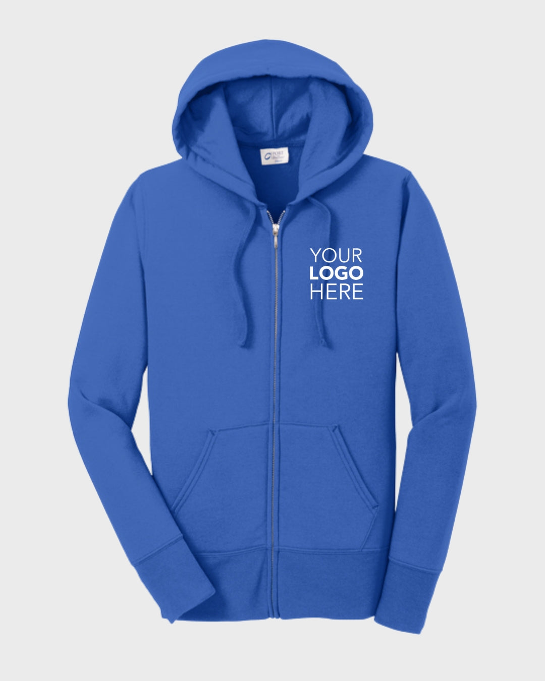 Port & Co™ Women's Core Fleece Full-Zip Hooded Sweatshirt