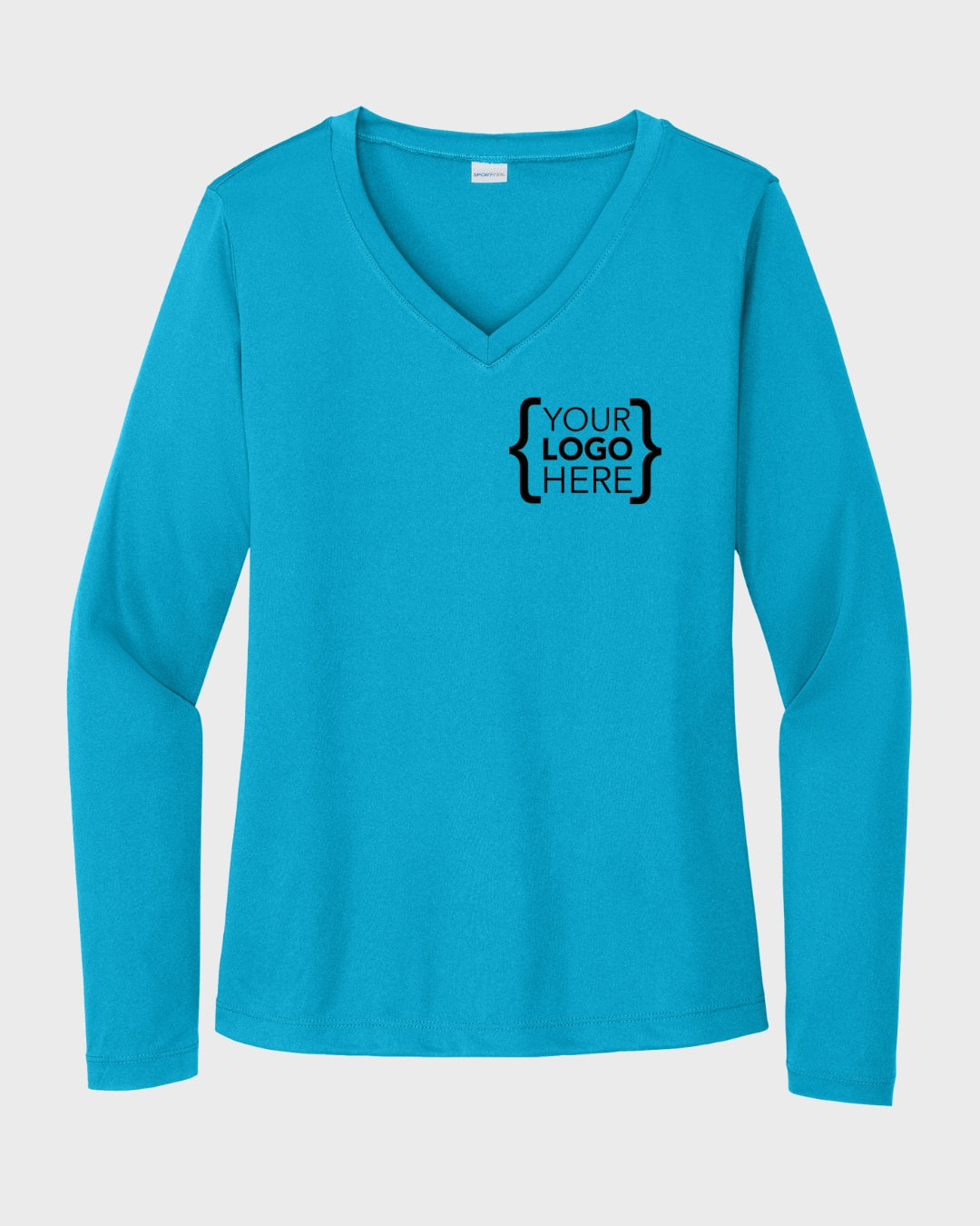 Sport-Tek® Women's Long Sleeve PosiCharge® Competitor™ V-Neck Tee