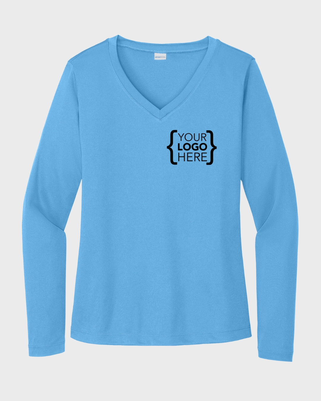 Sport-Tek® Women's Long Sleeve PosiCharge® Competitor™ V-Neck Tee