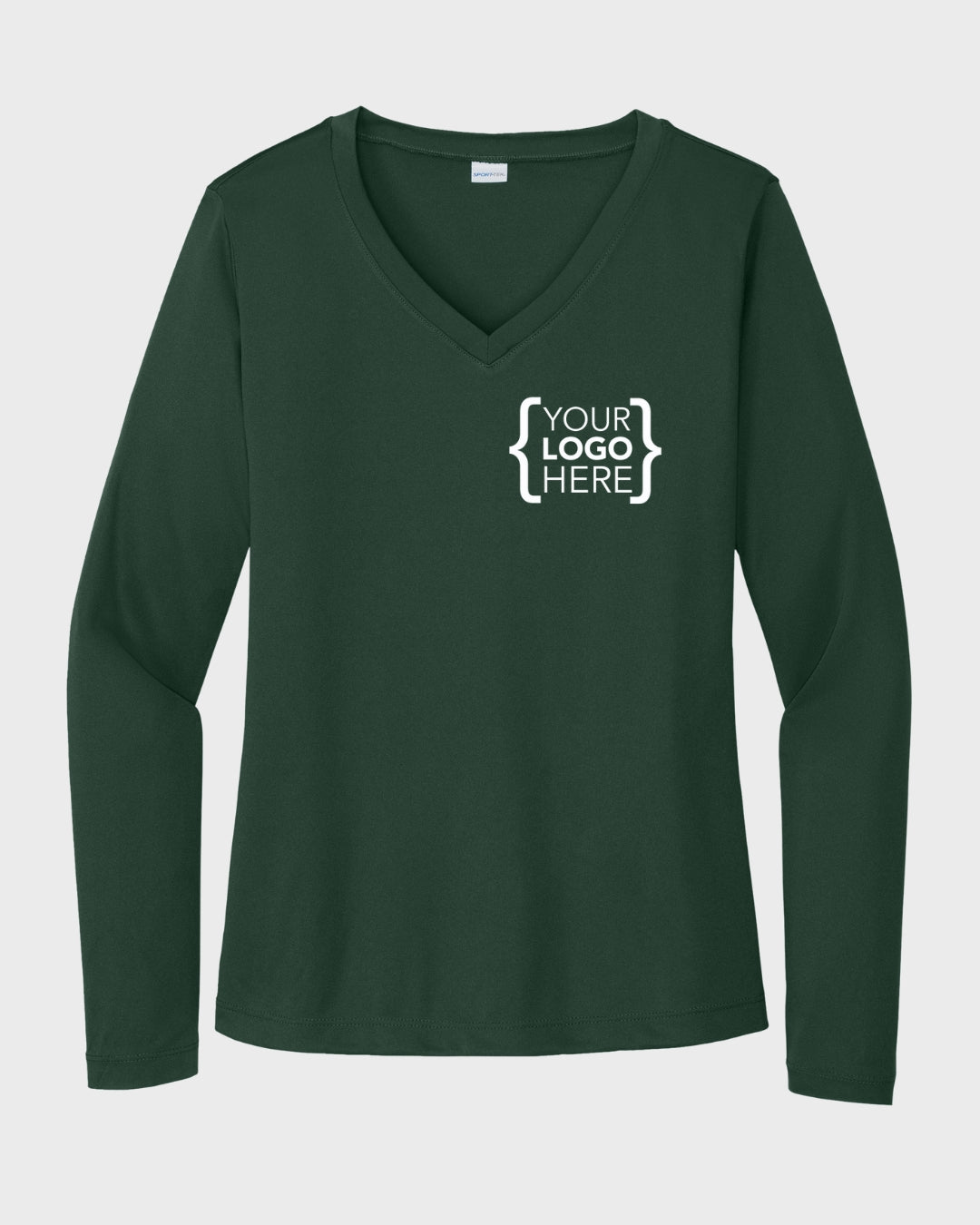 Sport-Tek® Women's Long Sleeve PosiCharge® Competitor™ V-Neck Tee