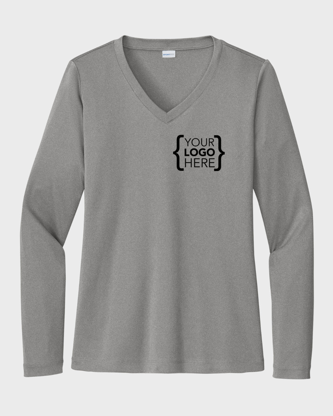 Sport-Tek® Women's Long Sleeve PosiCharge® Competitor™ V-Neck Tee