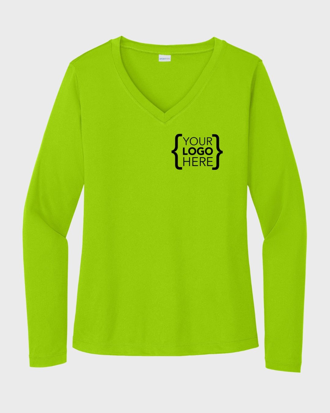 Sport-Tek® Women's Long Sleeve PosiCharge® Competitor™ V-Neck Tee