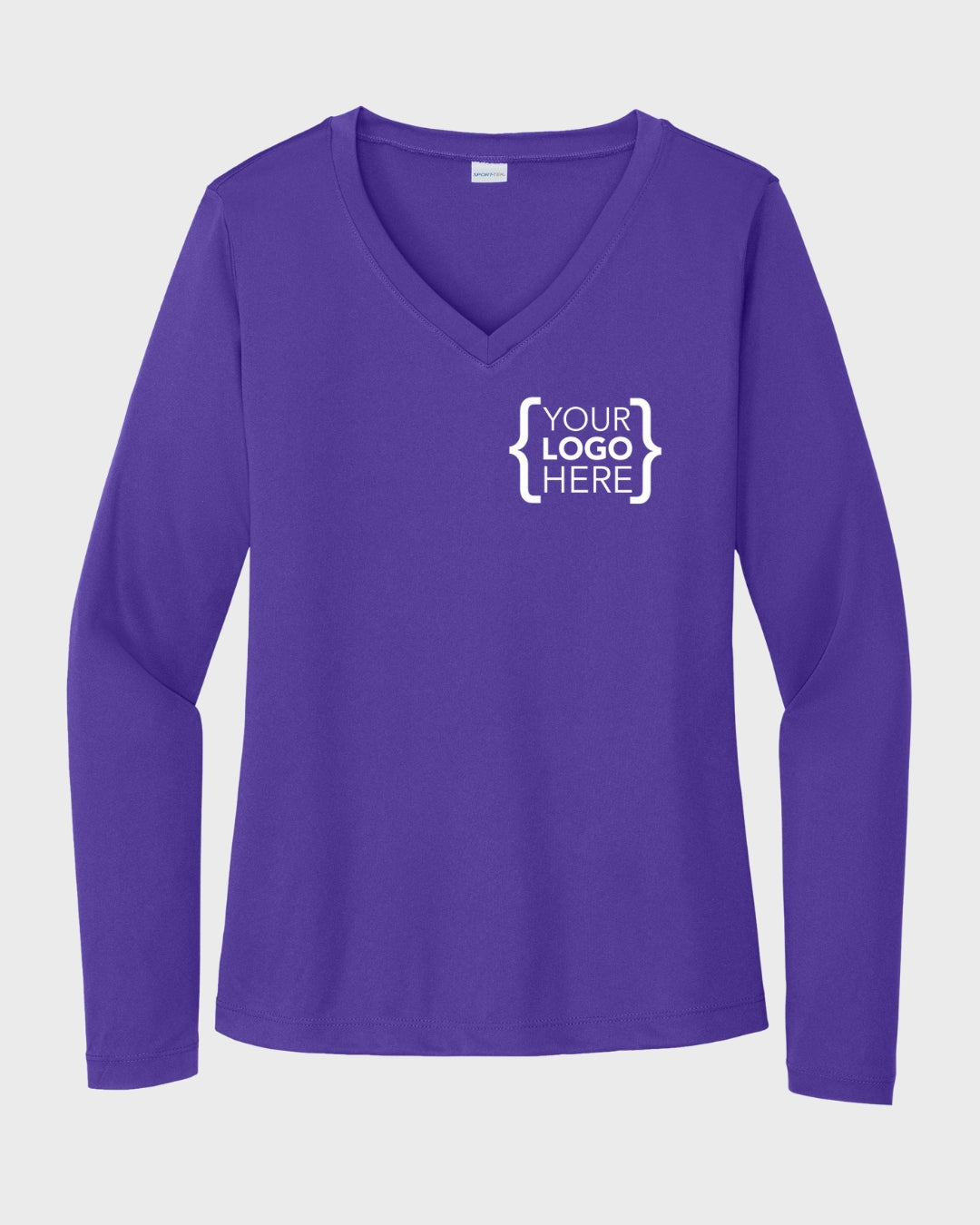 Sport-Tek® Women's Long Sleeve PosiCharge® Competitor™ V-Neck Tee