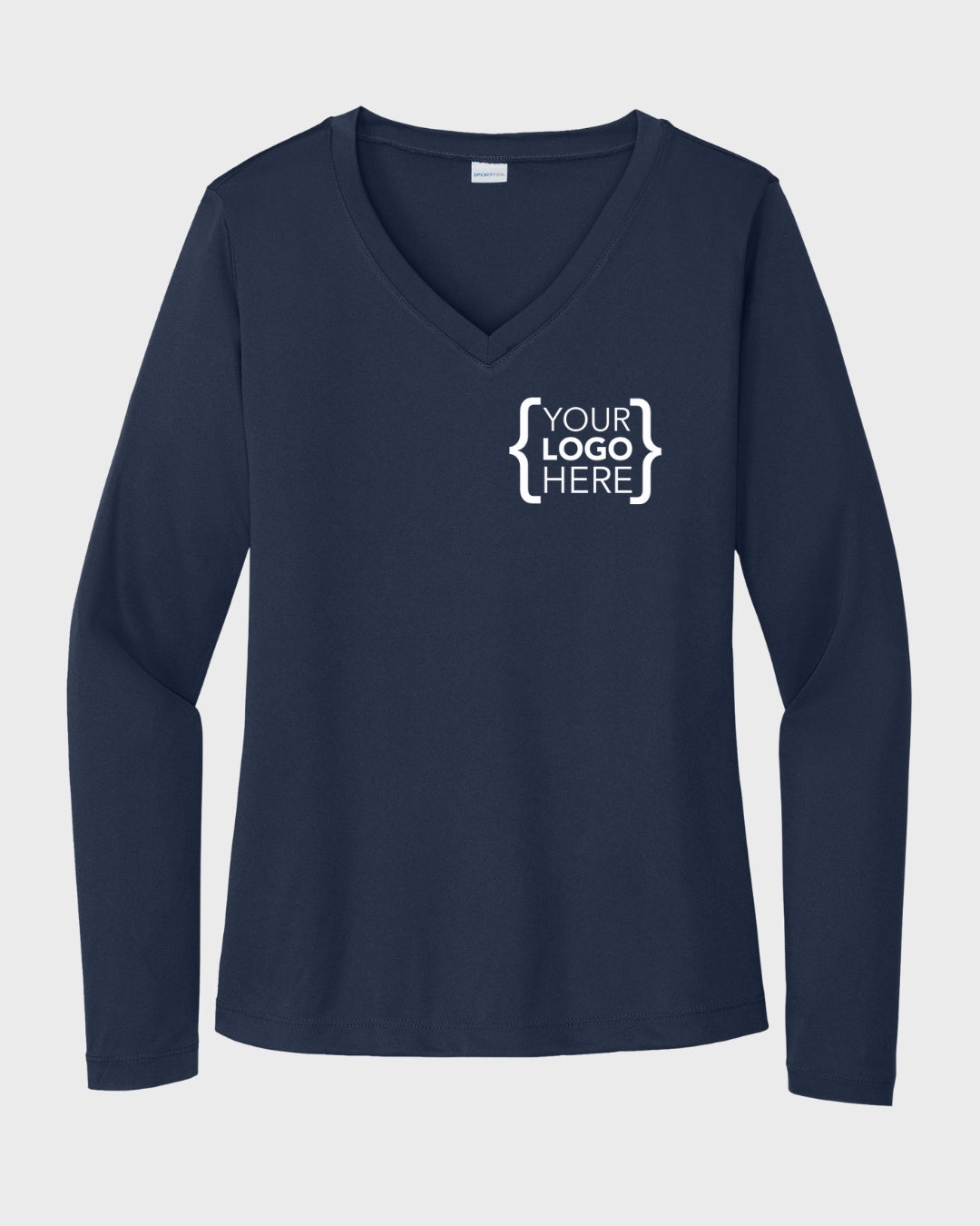 Sport-Tek® Women's Long Sleeve PosiCharge® Competitor™ V-Neck Tee