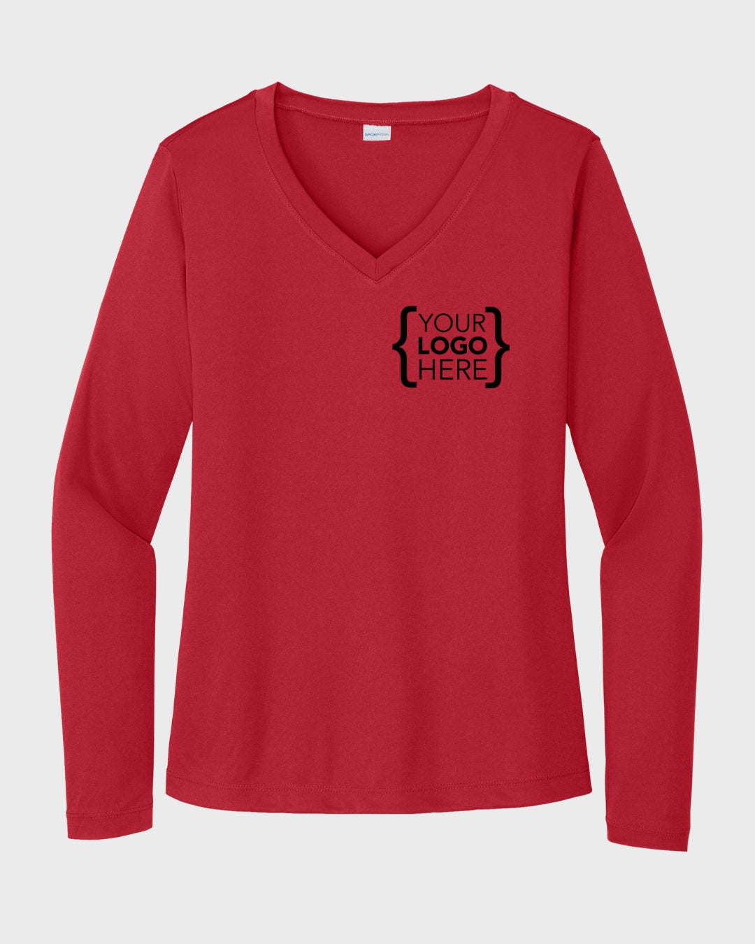 Sport-Tek® Women's Long Sleeve PosiCharge® Competitor™ V-Neck Tee