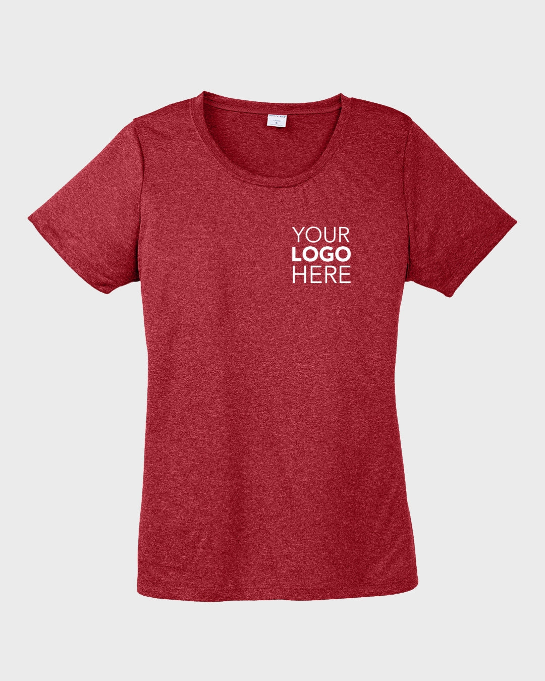 Sport-Tek® Women's Heather Contender™ Scoop Neck Tee