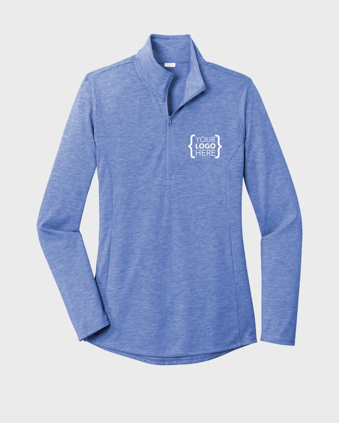 Sport-Tek® Women's PosiCharge® Tri-Blend Wicking 1/4-Zip Pullover