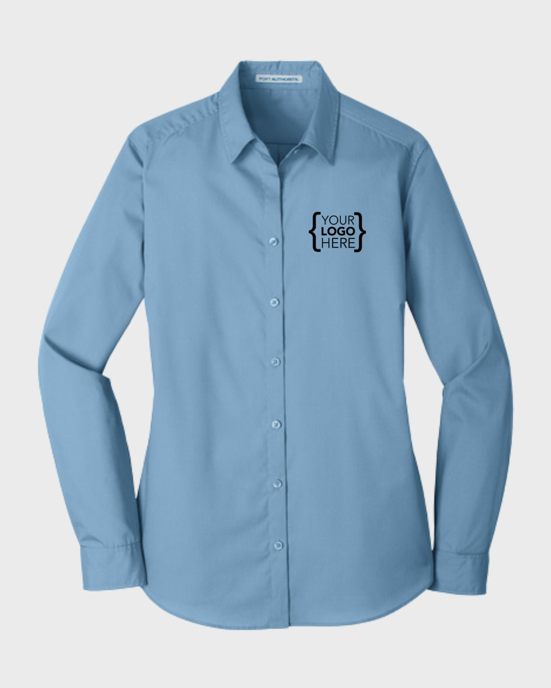 Port Authority® Women's Long Sleeve Carefree Poplin Shirt