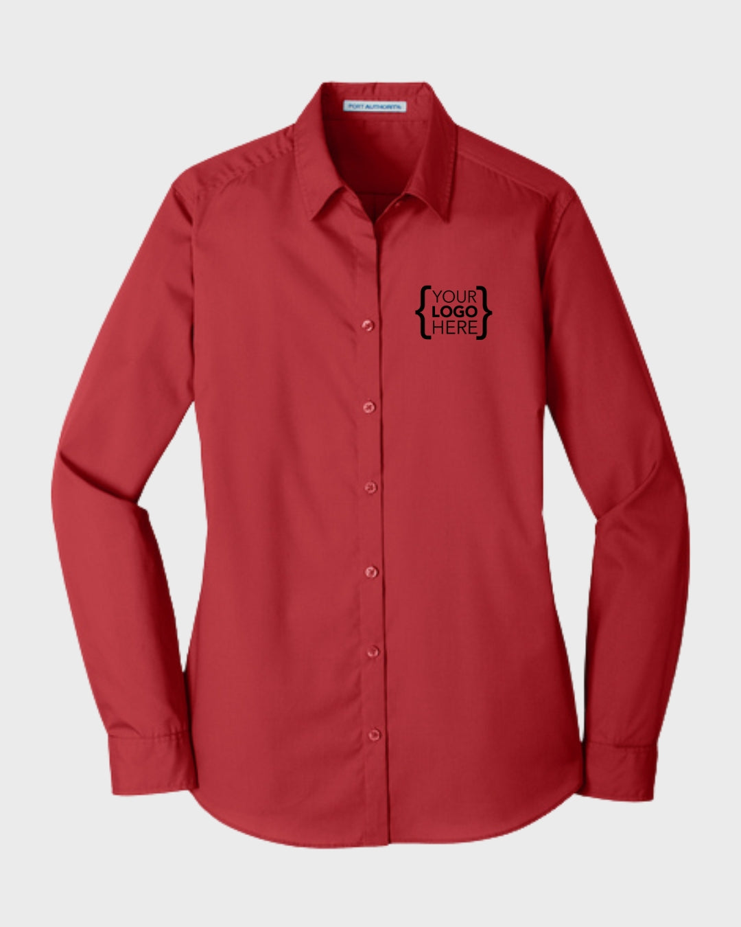 Port Authority® Women's Long Sleeve Carefree Poplin Shirt