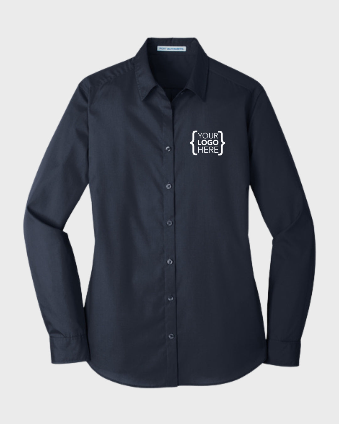 Port Authority® Women's Long Sleeve Carefree Poplin Shirt