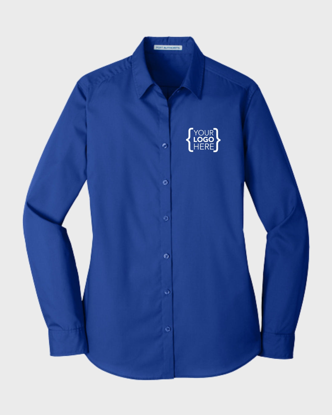 Port Authority® Women's Long Sleeve Carefree Poplin Shirt