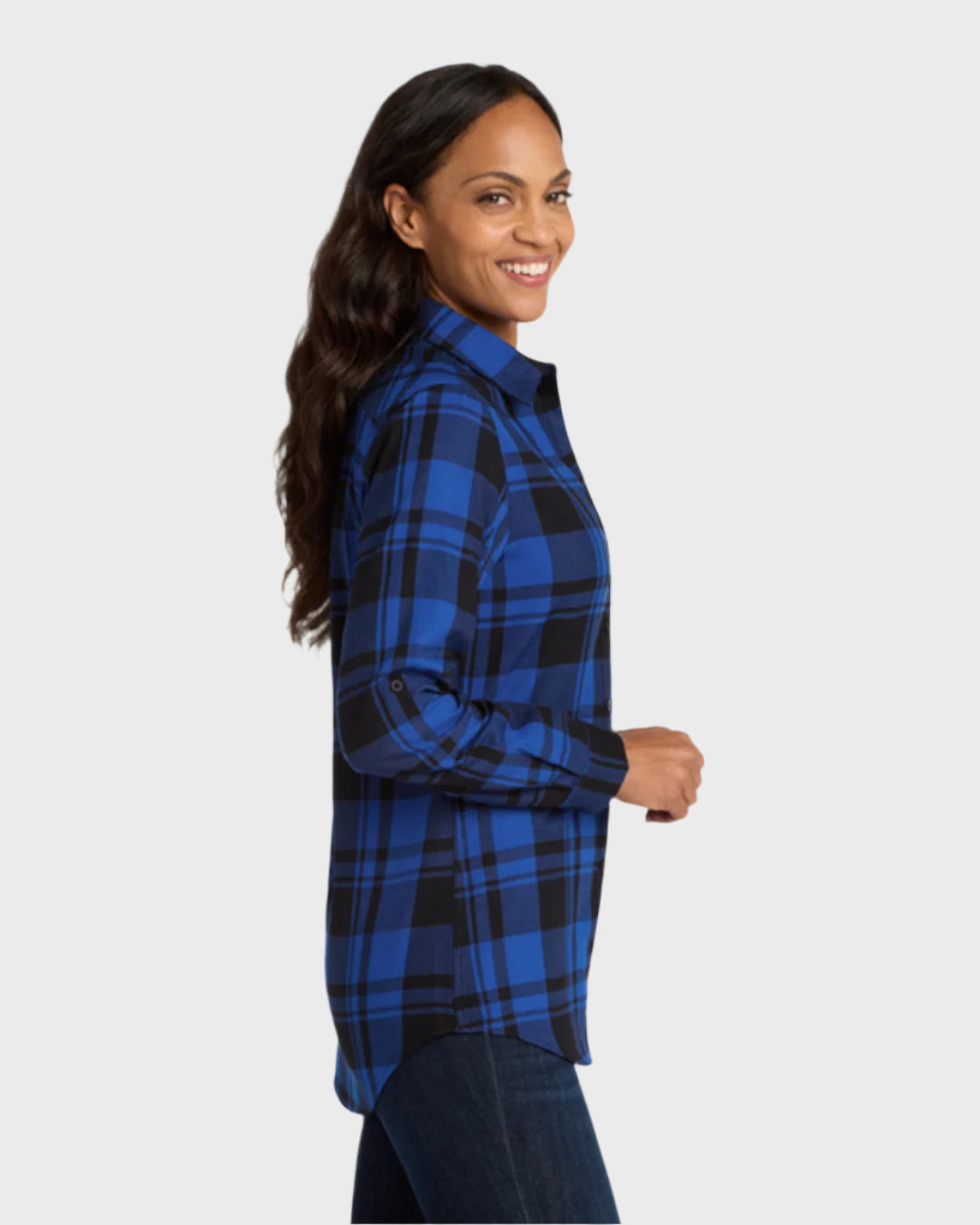 Port Authority® Women's Plaid Flannel Tunic