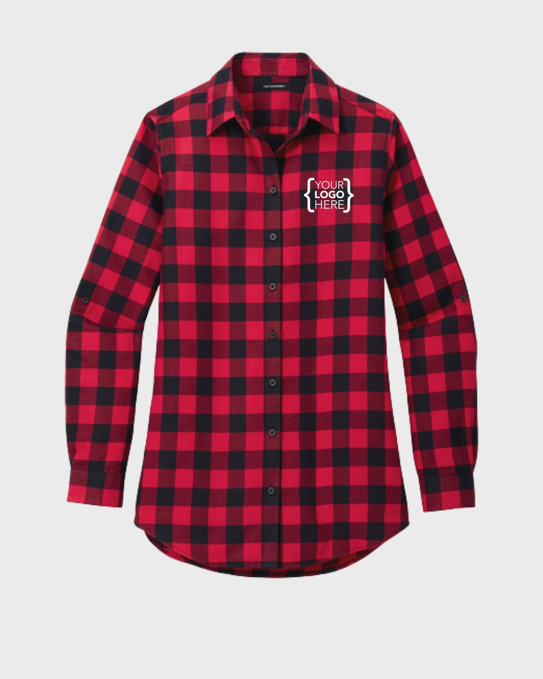 Port Authority® Women's Plaid Flannel Tunic