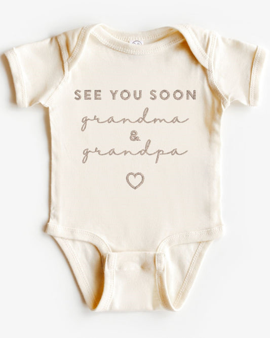 See You Soon Embroidered Bodysuit
