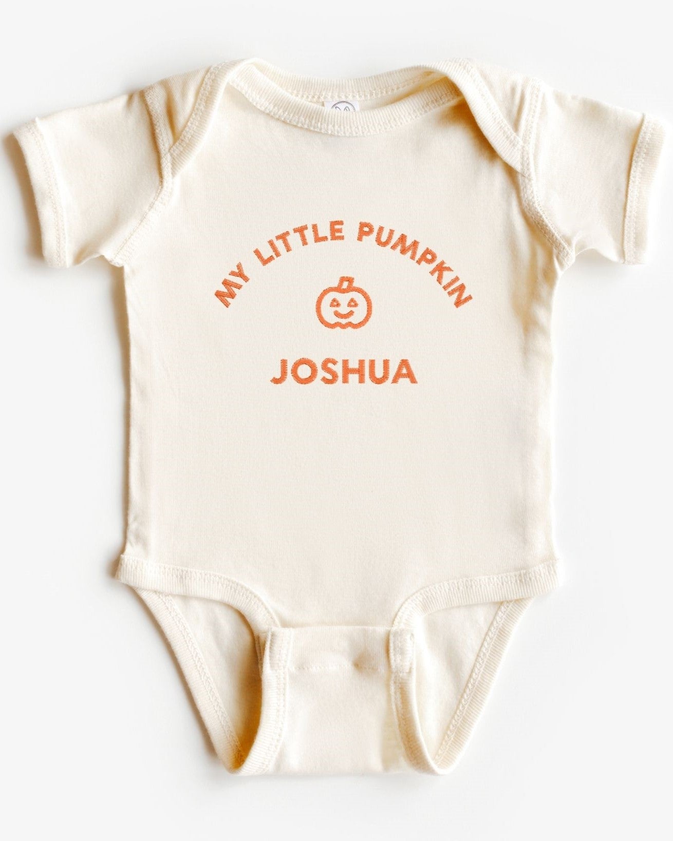 My Little Pumpkin Embroidered Bodysuit