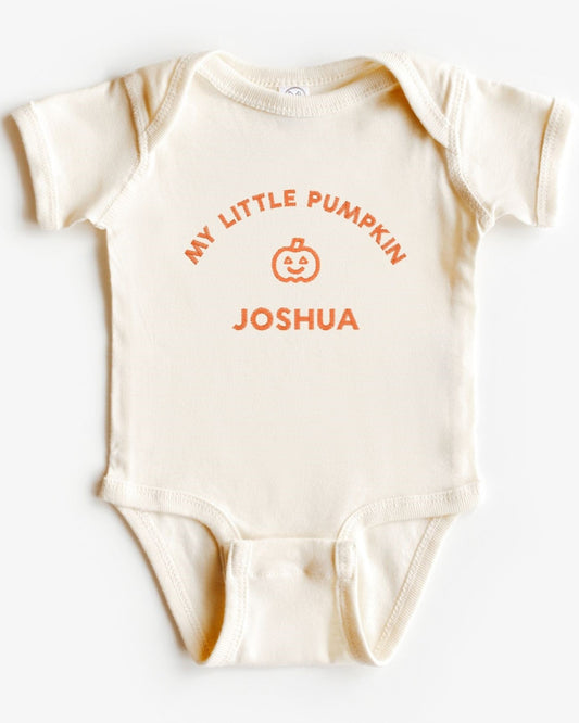 My Little Pumpkin Embroidered Bodysuit
