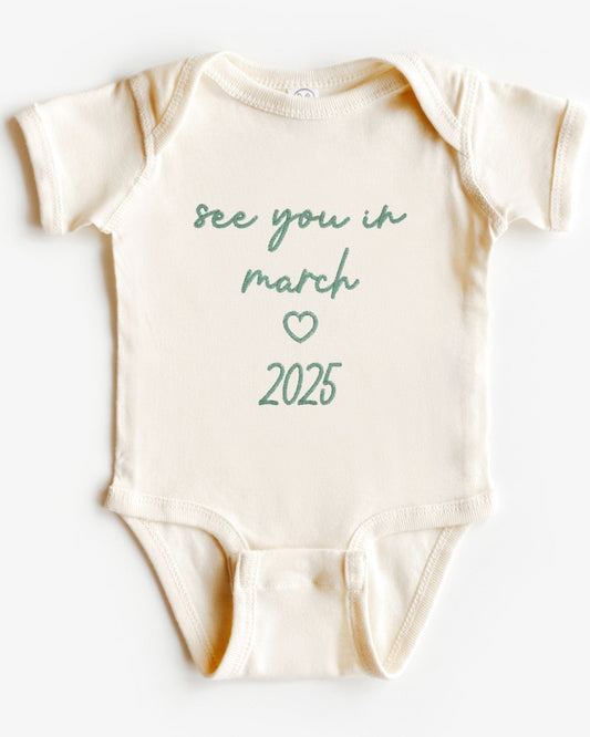 See You in Time Embroidered Bodysuit