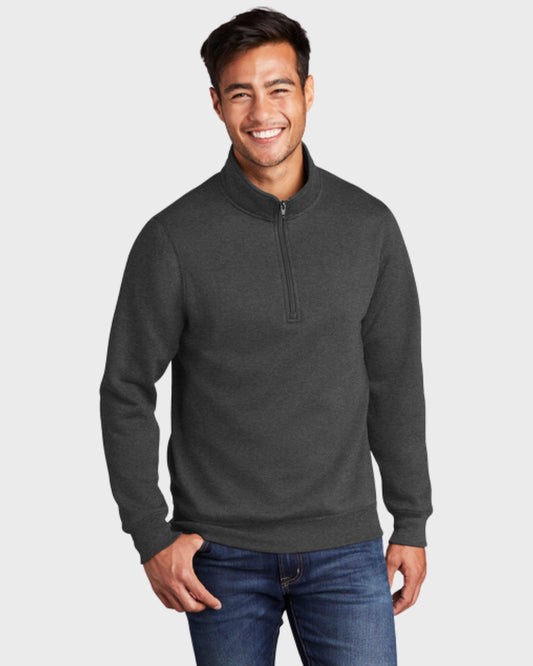 Port & Co™ Core Fleece 1/4-Zip Pullover Sweatshirt