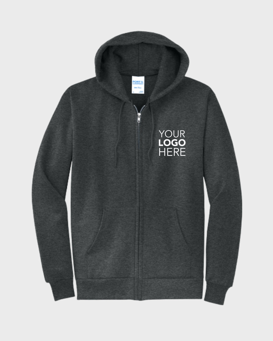 Port & Co™ Core Fleece Full-Zip Hooded Sweatshirt