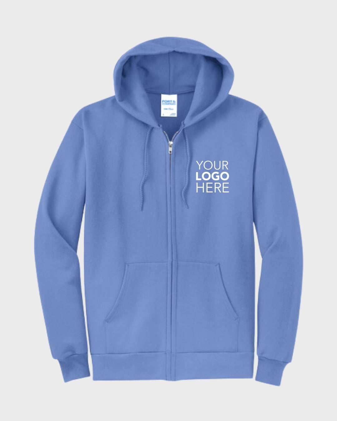 Port & Co™ Core Fleece Full-Zip Hooded Sweatshirt