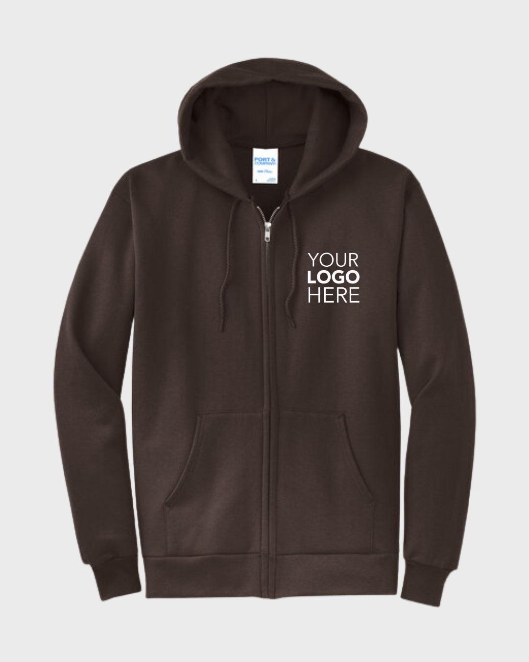 Port & Co™ Core Fleece Full-Zip Hooded Sweatshirt