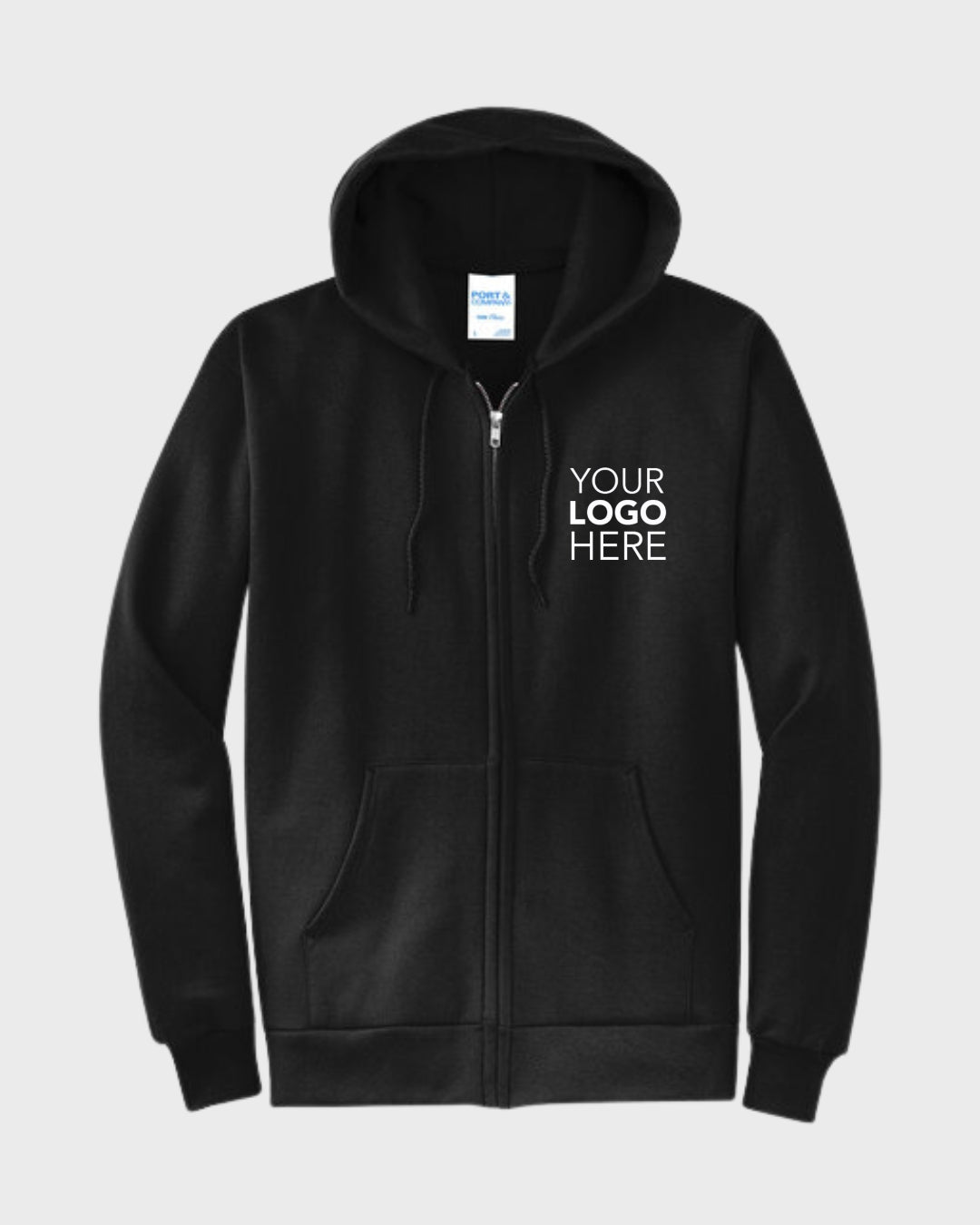 Port & Co™ Core Fleece Full-Zip Hooded Sweatshirt
