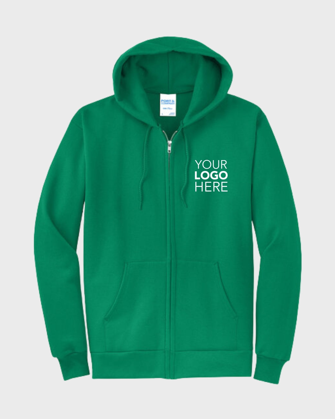 Port & Co™ Core Fleece Full-Zip Hooded Sweatshirt