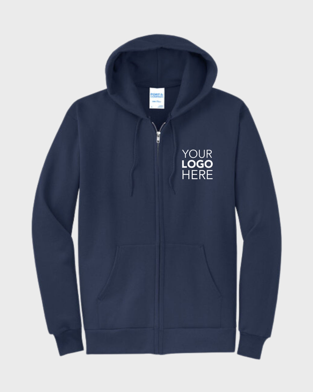 Port & Co™ Core Fleece Full-Zip Hooded Sweatshirt