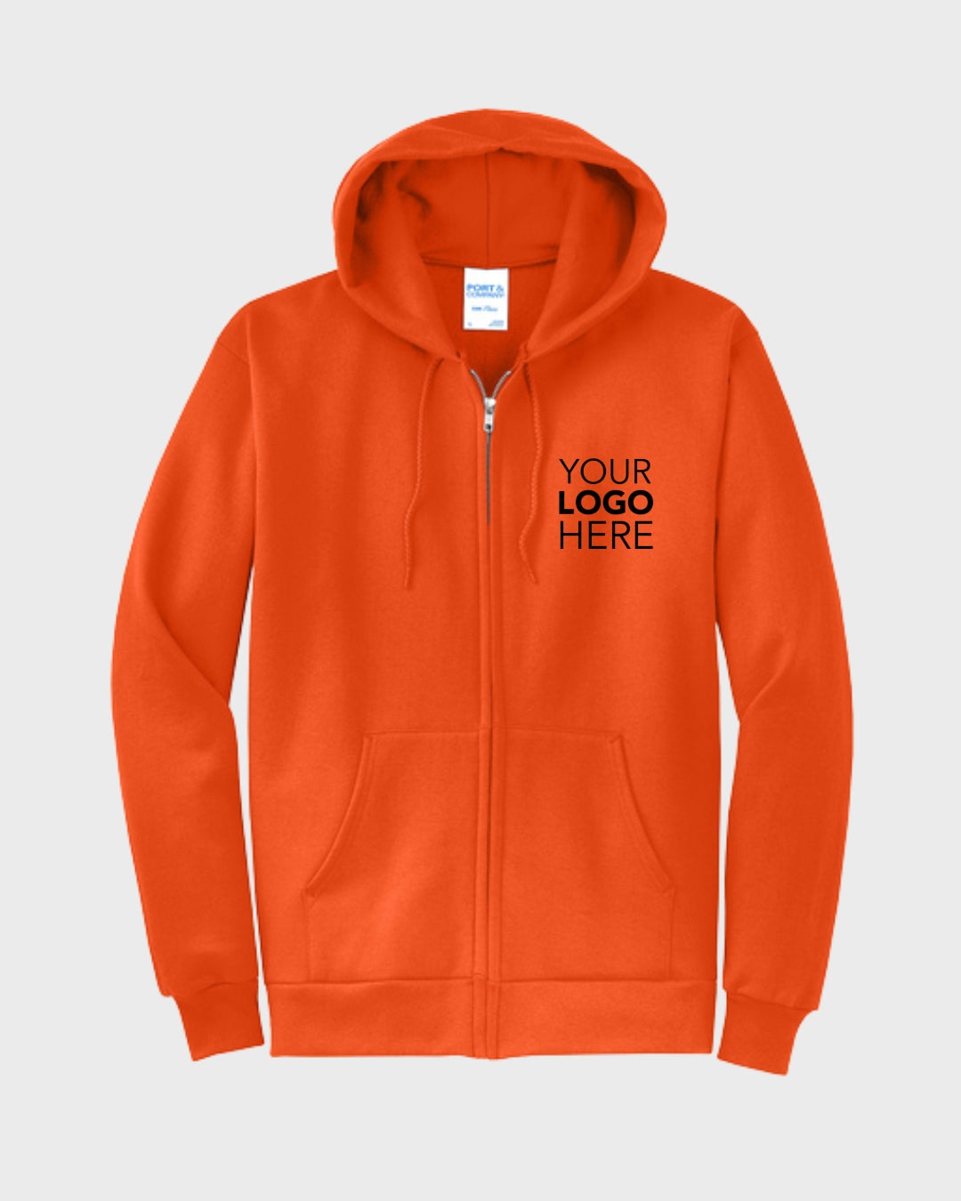 Port & Co™ Core Fleece Full-Zip Hooded Sweatshirt